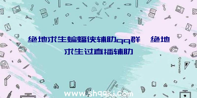 绝地求生蝙蝠侠辅助qq群、绝地求生过直播辅助