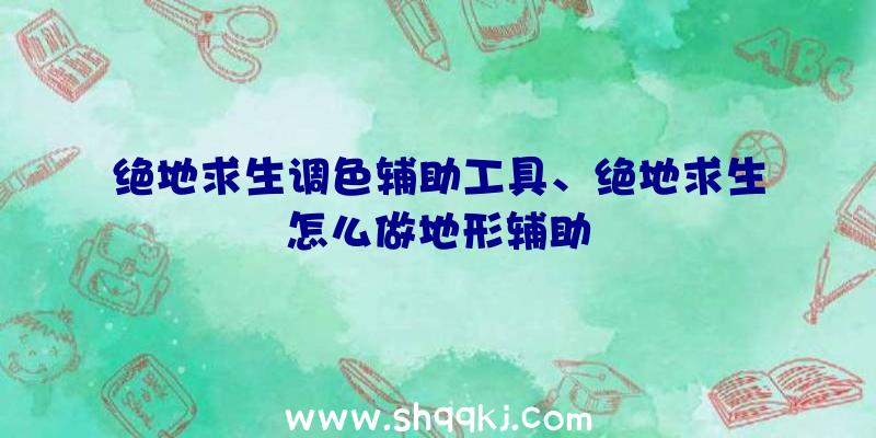 绝地求生调色辅助工具、绝地求生怎么做地形辅助