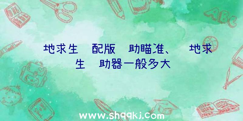 绝地求生轻配版辅助瞄准、绝地求生辅助器一般多大