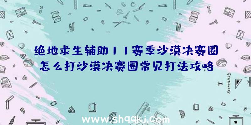 绝地求生辅助11赛季沙漠决赛圈怎么打沙漠决赛圈常见打法攻略