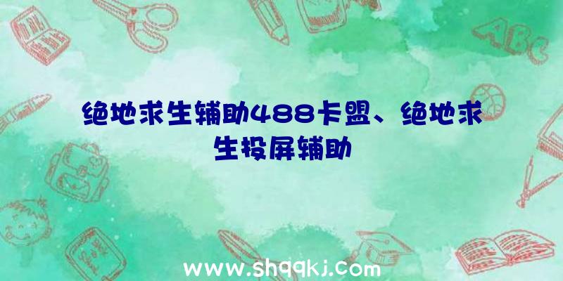 绝地求生辅助488卡盟、绝地求生投屏辅助