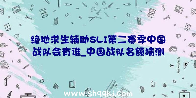 绝地求生辅助SLI第二赛季中国战队会有谁_中国战队名额猜测