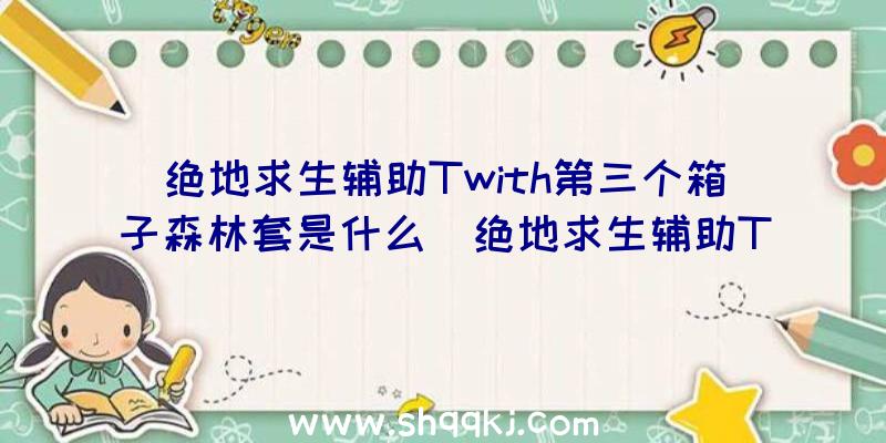 绝地求生辅助Twith第三个箱子森林套是什么_绝地求生辅助Twith第三个箱子森林套物品一览