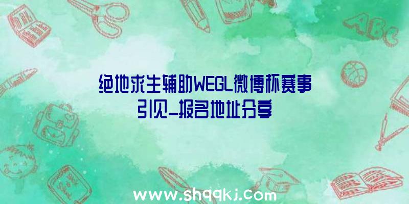 绝地求生辅助WEGL微博杯赛事引见_报名地址分享