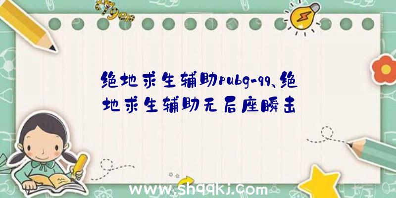 绝地求生辅助pubg-qq、绝地求生辅助无后座瞬击