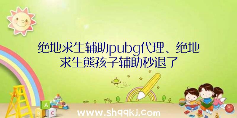 绝地求生辅助pubg代理、绝地求生熊孩子辅助秒退了