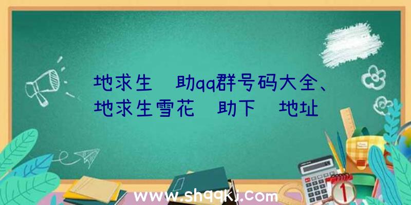 绝地求生辅助qq群号码大全、绝地求生雪花辅助下载地址