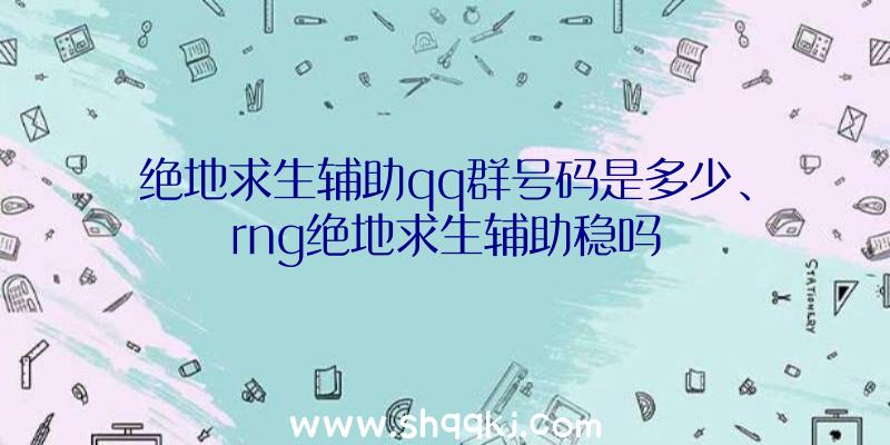 绝地求生辅助qq群号码是多少、rng绝地求生辅助稳吗