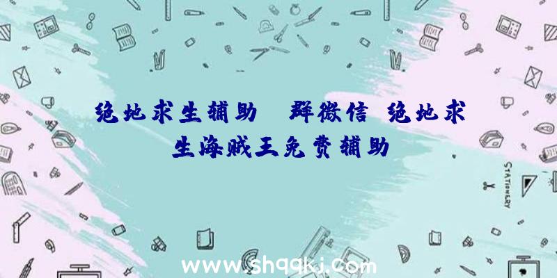 绝地求生辅助qq群微信、绝地求生海贼王免费辅助