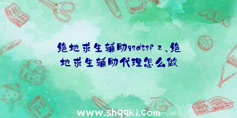 绝地求生辅助qsdtsfz、绝地求生辅助代理怎么做