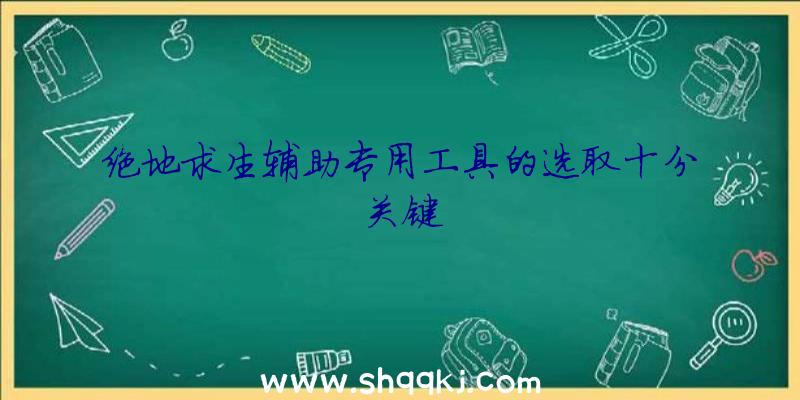 绝地求生辅助专用工具的选取十分关键