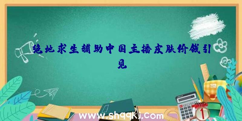 绝地求生辅助中国主播皮肤价钱引见