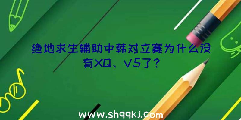 绝地求生辅助中韩对立赛为什么没有XQ、V5了？