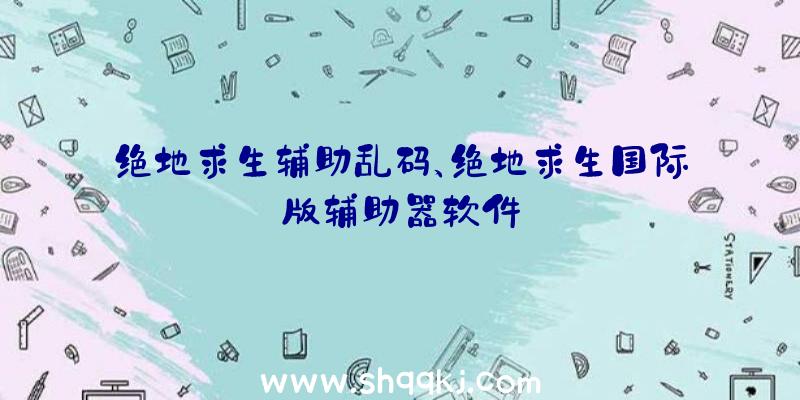 绝地求生辅助乱码、绝地求生国际版辅助器软件