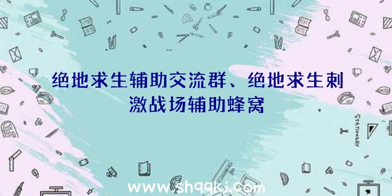 绝地求生辅助交流群、绝地求生剌激战场辅助蜂窝