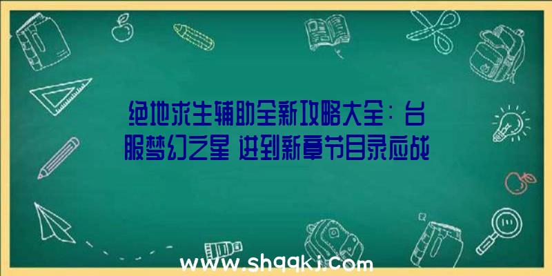 绝地求生辅助全新攻略大全：《台服梦幻之星》进到新章节目录应战新BOSS