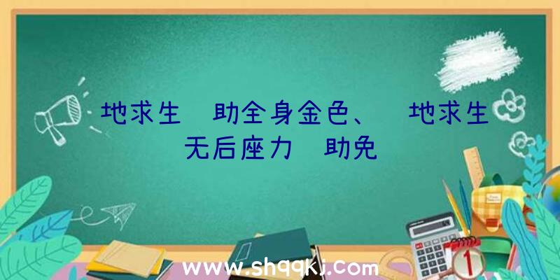 绝地求生辅助全身金色、绝地求生无后座力辅助免费