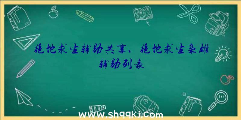 绝地求生辅助共享、绝地求生枭雄辅助列表