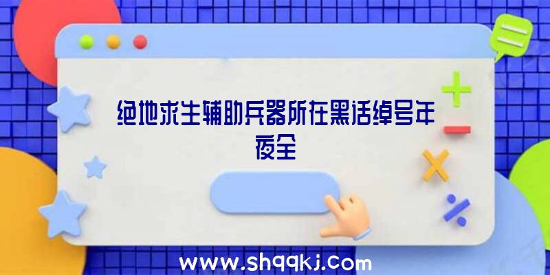 绝地求生辅助兵器所在黑话绰号年夜全