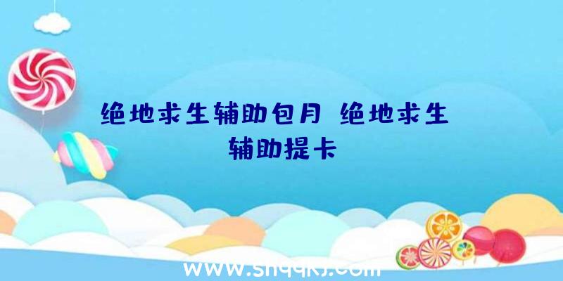 绝地求生辅助包月、绝地求生ez辅助提卡