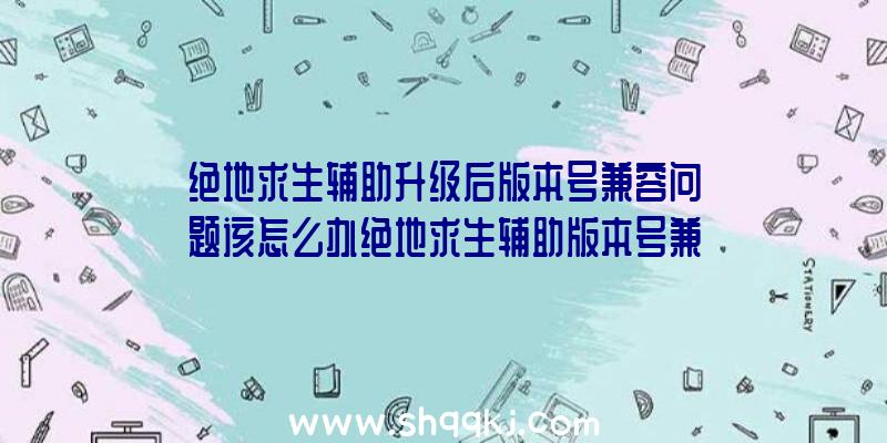 绝地求生辅助升级后版本号兼容问题该怎么办绝地求生辅助版本号兼容问题解决方案