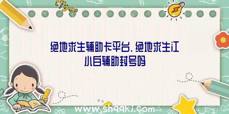 绝地求生辅助卡平台、绝地求生江小白辅助封号吗