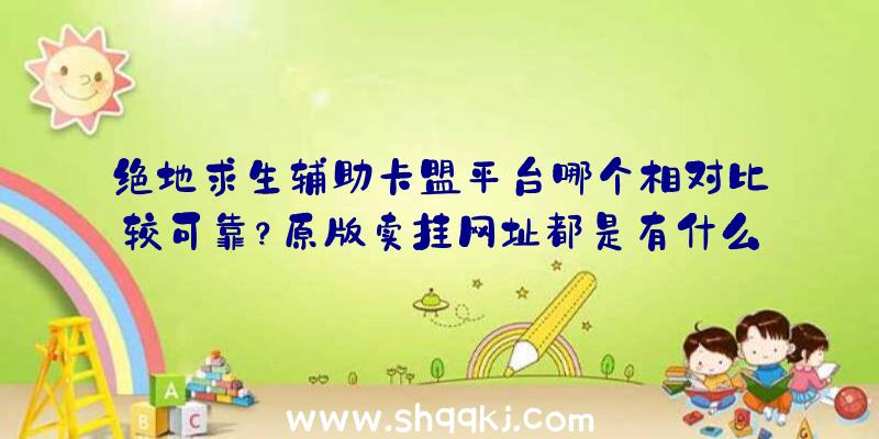 绝地求生辅助卡盟平台哪个相对比较可靠？原版卖挂网址都是有什么样子的特性？