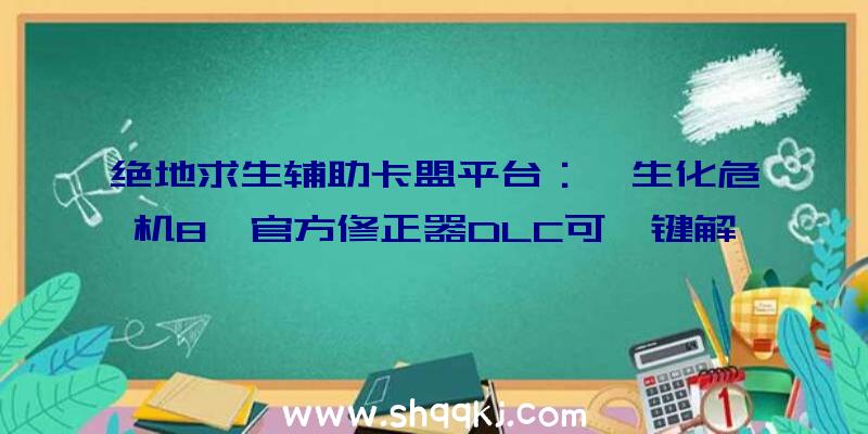 绝地求生辅助卡盟平台：《生化危机8》官方修正器DLC可一键解锁全体市肆道具