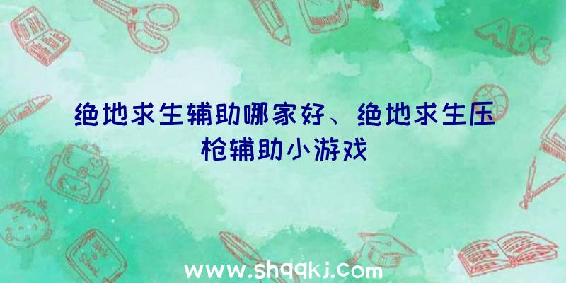 绝地求生辅助哪家好、绝地求生压枪辅助小游戏