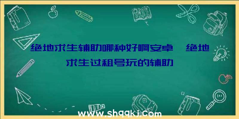 绝地求生辅助哪种好啊安卓、绝地求生过租号玩的辅助