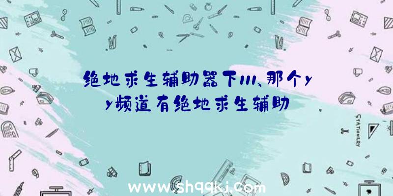 绝地求生辅助器下111、那个yy频道有绝地求生辅助