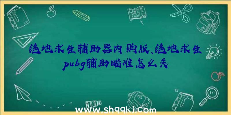 绝地求生辅助器内购版、绝地求生pubg辅助瞄准怎么关