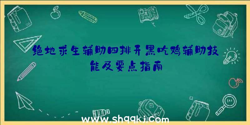 绝地求生辅助四排开黑吃鸡辅助技能及要点指南