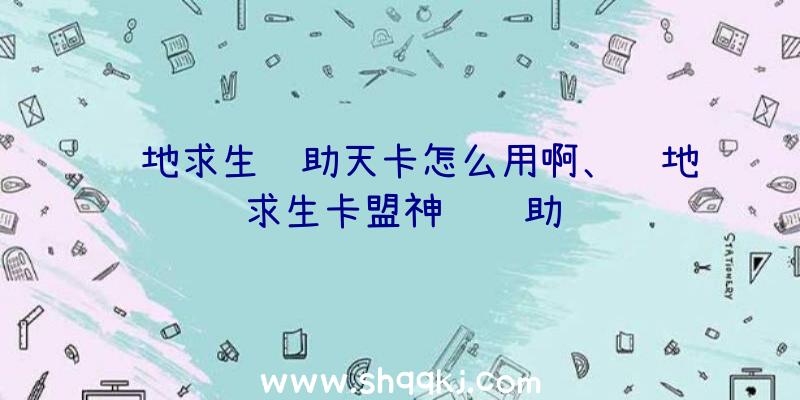 绝地求生辅助天卡怎么用啊、绝地求生卡盟神马辅助