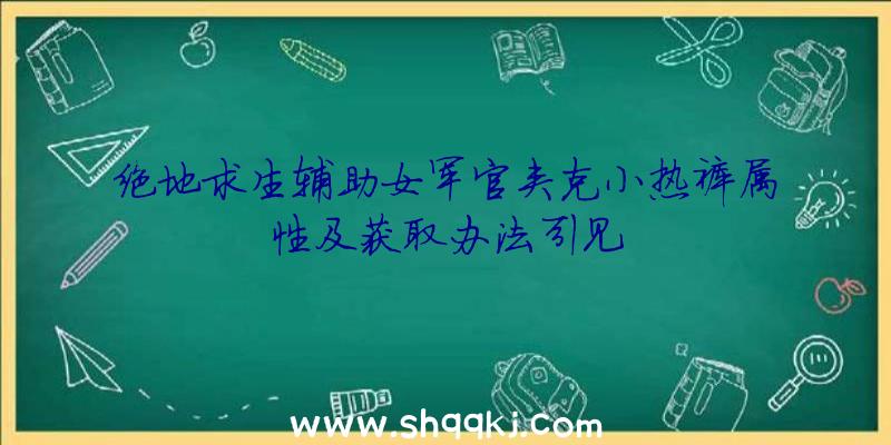 绝地求生辅助女军官夹克小热裤属性及获取办法引见