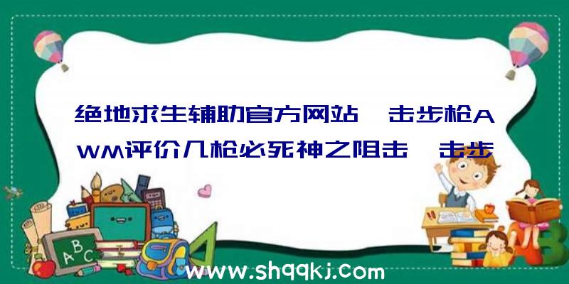 绝地求生辅助官方网站狙击步枪AWM评价几枪必死神之阻击狙击步枪AWM点