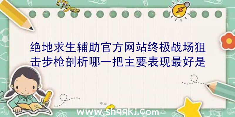 绝地求生辅助官方网站终极战场狙击步枪剖析哪一把主要表现最好是