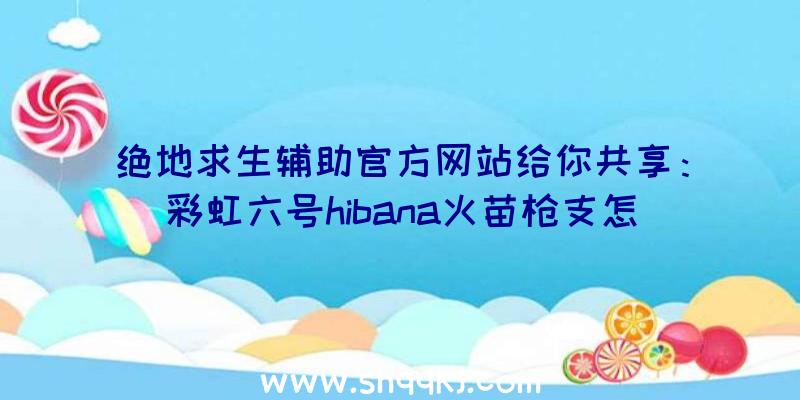 绝地求生辅助官方网站给你共享：彩虹六号hibana火苗枪支怎么使用？