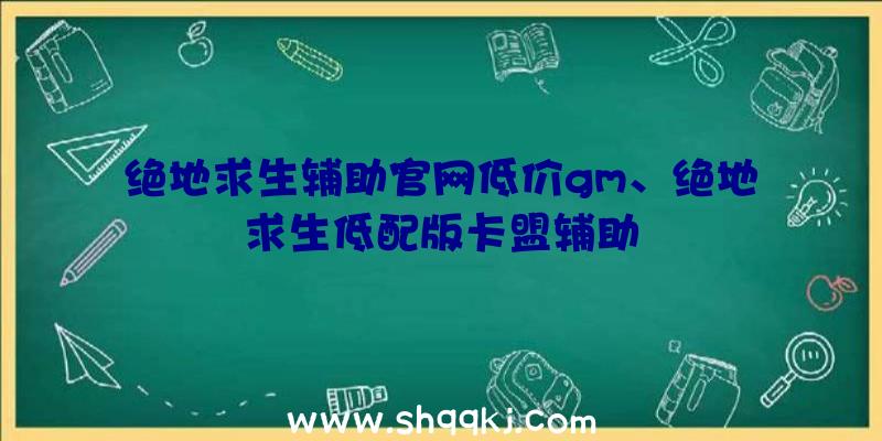 绝地求生辅助官网低价gm、绝地求生低配版卡盟辅助