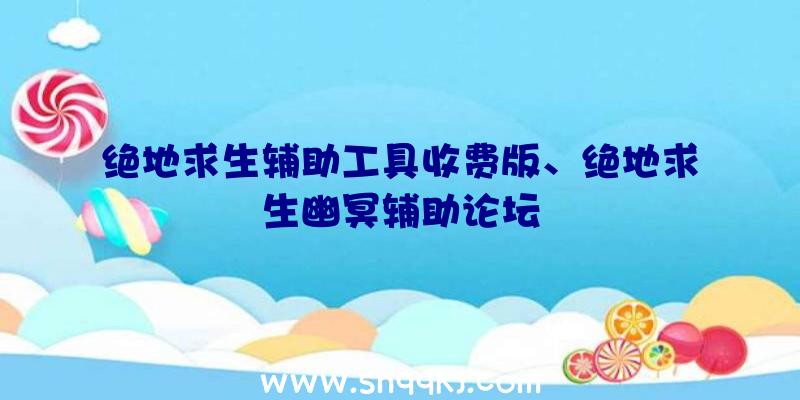 绝地求生辅助工具收费版、绝地求生幽冥辅助论坛