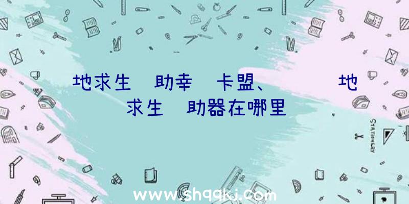 绝地求生辅助幸运卡盟、腾讯绝地求生辅助器在哪里