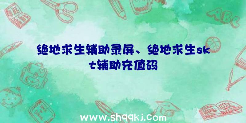 绝地求生辅助录屏、绝地求生skt辅助充值码