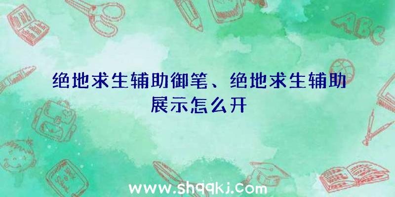 绝地求生辅助御笔、绝地求生辅助展示怎么开