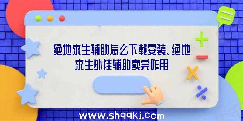 绝地求生辅助怎么下载安装、绝地求生外挂辅助卖完咋用