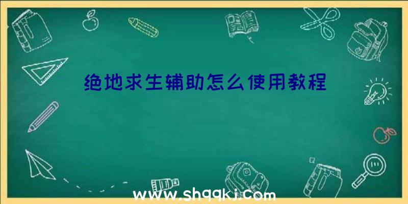 绝地求生辅助怎么使用教程