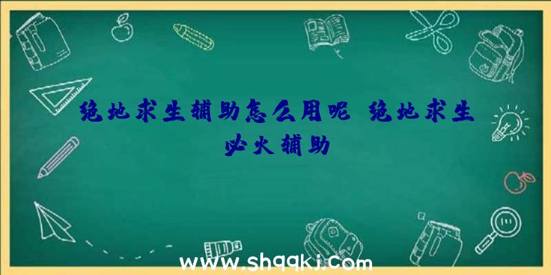 绝地求生辅助怎么用呢、绝地求生必火辅助