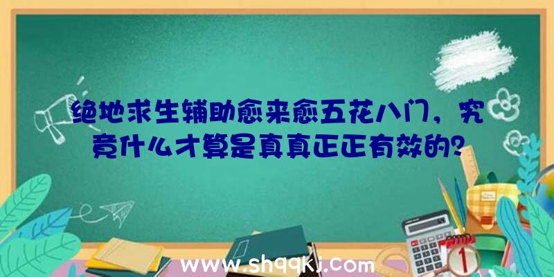 绝地求生辅助愈来愈五花八门，究竟什么才算是真真正正有效的？