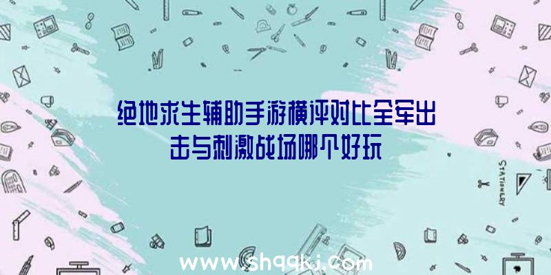 绝地求生辅助手游横评对比全军出击与刺激战场哪个好玩