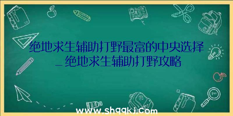 绝地求生辅助打野最富的中央选择_绝地求生辅助打野攻略