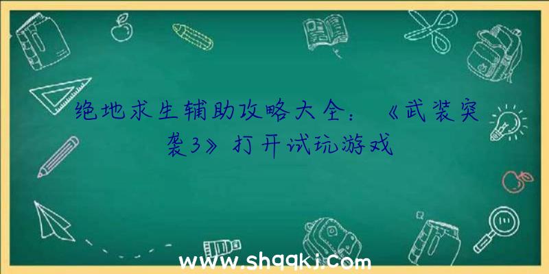 绝地求生辅助攻略大全：《武装突袭3》打开试玩游戏